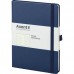 Блокнот AXENT 145*210мм 96арк. Partner Prime 8305-02 синій, на гумці (клітинка) /8305-02-A/