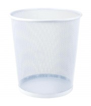 Корзина для паперів метал. AXENT 2119-21, 12л кругла біла /2119-21-A/