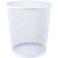 Корзина для паперів метал. AXENT 2119-21, 12л кругла біла /2119-21-A/