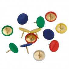 Кнопки кольорові AXENT 4214-A, 100 шт. пласт. уп. (10) /4214-A/