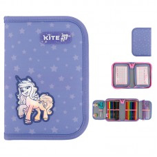 Пенал з наповненням 1 відділення KITE LP25-622H My Little Pony, з 2-ма клапанами /LP25-622H/ 