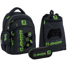 Рюкзак шкільний KITE Education SET_K25-763S-2 Gamer + (пенал, сумка д/взуття) /SET_K25-763S-2/