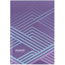 Книга канц. тв.обкл. А4  96арк. # офс. AXENT Lines, бузкова /8422-583-A/
