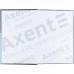 Книга канц. тв.обкл. А4  96арк. # офс. AXENT Lines, сіра /8422-580-A/