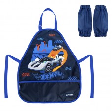 Фартух для дитячої творчості KITE Education HW25-161 Hot Wheels, з нарукавниками /HW25-161/
