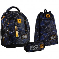 Рюкзак шкільний KITE Education SET_K25-700M-4 Beast Mode + (пенал, сумка д/взуття) /SET_K25-700M-4/