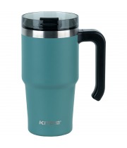 Термочашка KITE K24-1207-3 зелена з ручкою, 600мл /K24-1207-3/