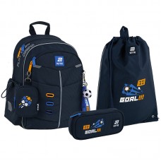 Рюкзак шкільний KITE Education SET_K25-771S-5 Goal Time + (пенал, сумка д/взуття) /SET_K25-771S-5/