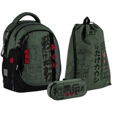 Рюкзак шкільний KITE Education SET_NR25-700M Naruto Shippuden + (пенал, сумка д/взуття) /SET_NR25-700M/