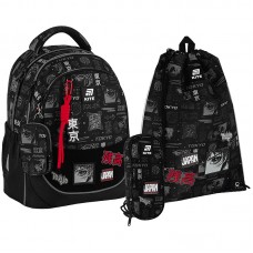 Рюкзак шкільний KITE Education SET_K25-700M-3 Tokyo + (пенал, сумка д/взуття) /SET_K25-700M-3/