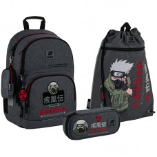 Рюкзак шкільний KITE Education NR25-585M-1 Naruto + (пенал, сумка д/взуття) /SET_NR25-585M-1/