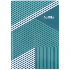 Книга канц. тв.обкл. А4  96арк. # офс. AXENT Lines, зелена /8422-582-A/