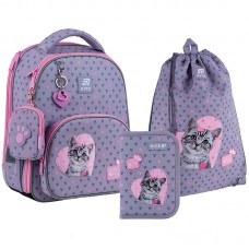 Рюкзак шкільний KITE Education SET_SP25-556M Studio Pets + (пенал, сумка д/взуття) /SET_SP25-556M/