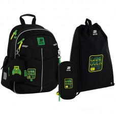 Рюкзак шкільний KITE Education SET_K25-771S-4 Game Over + (пенал, сумка д/взуття) /SET_K25-771S-4/