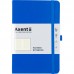 Блокнот AXENT 125*195мм 96арк. Partner блакитний, на гумці, крем. папір (клітинка) /8201-07-A/