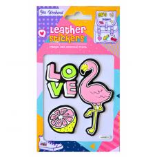 Набір наклейок YES Leather stikers Flamingo