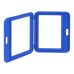 Бейдж (ідентифікатор) BUROMAX 5415-02 101х80мм гориз. PP+PVC, синій (5) /BM.5415-02/