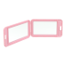 Бейдж (ідентифікатор) BUROMAX 5414-10 69х111мм вертик. PP+PVC, рожевий (5) /BM.5414-10/