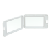 Бейдж (ідентифікатор) BUROMAX 5414-12 69х111мм вертик. PP+PVC, білий (5) /BM.5414-12/