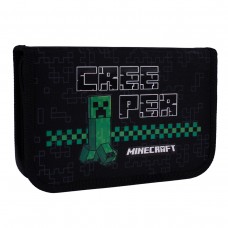 Пенал б/наповнення 1 від. YES 533631/HP-04 Minecraft Time, з 2-ма клапанами /533631/