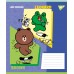 Зошит  12 аркушів коса YES 767640 Line Friends Funny (25) /767640/