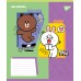 Зошит  12 аркушів коса YES 767640 Line Friends Funny (25) /767640/