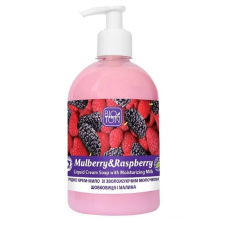 Мило рідке Bioton Cosmetics 1000мл Шовковиця і малина, з дозатором (крем)