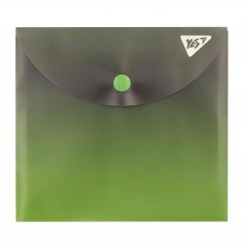 Папка на кнопці B6 YES 492300 Fusion, сіро-зелена (10) /492300/