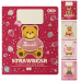 Блокнот ZiBi KIDS Line А6 тв. пал. 64арк. BEAR TOY 12721-13 бордовий (клітинка) (20) /ZB.12721-13/