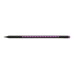Олівець графітовий ZiBi 2321 HB BLACK DECOR з гумкою, пластиковий трикутний (144) /ZB.2321/
