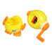 Чинка механічна ZiBi KIDS Line 5508 CHICK, жовта (12) /ZB.5508/
