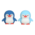 Чинка пластик. ZiBi 5597 PENGUIN, 1 отв. (24) /ZB.5597/
