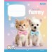 Зошит  12арк. # 1ВЕРЕСНЯ 768208 Funny Pets (25) /768208/