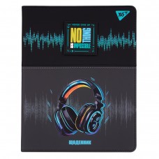 Щоденник шкільний YES Headphones А5 40 аркушів PU інтегральний