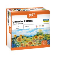 Гуаш 16кол. YES 230433 Orange Line 20мл (12) /230433/