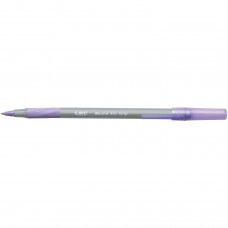 Ручка кулькова BIC Round Stic фіолетова (40) /bc920412/