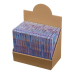 Блокнот BUROMAX А5 80арк. MARBLE 255121-07 фіолетовий, тв.лам.обкл., на гумці, крем.папір (16) /BM.255121-07/