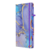 Блокнот BUROMAX А5 80арк. MARBLE 255121-07 фіолетовий, тв.лам.обкл., на гумці, крем.папір (16) /BM.255121-07/