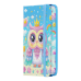 Блокнот ZiBi KIDS Line А7 тв. пал. 80арк. OWL 117102 блакитний, на гумці, крем.папір (клітинка) (24) /ZB.117102/