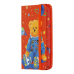 Блокнот ZiBi KIDS Line А7 тв. пал. 80арк. BEAR 117103 помаранчевий, на гумці, крем.папір (клітинка) (24) /ZB.117103/