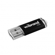 Флеш-накопичувач  16 Gb Wibrand Cougar Black /WI2.0/CU16P1B/