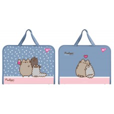 Папка для зошитів YES 492316 Pusheen B4, на блискавці, з 2-ма ручками, пластик /492316/