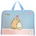 Папка для зошитів YES 492316 Pusheen B4, на блискавці, з 2-ма ручками, пластик /492316/