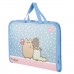 Папка для зошитів YES 492316 Pusheen B4, на блискавці, з 2-ма ручками, пластик /492316/