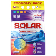 Пральний порошок SOLAR автомат 2400г Universal + д/ручного прання