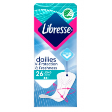 Прокладки щоденні Libresse Dailies Fresh Plus Long 26шт