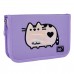 Пенал б/наповнення 1 від. YES 533628/HP-04 Pusheen Shiny, з 2-ма клапанами /533628/