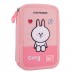 Пенал б/наповнення 2 від. YES 533638/P-01 Line Friends Pretty Choco and Cony /533638/