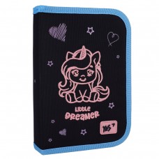 Пенал б/наповнення 1 від. YES 533627/HP-04 Cute Unicorn, з 2-ма клапанами /533627/