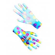 Рукавички робочі синтетичні SeVen з нітриловим покриттям, жіночі (р.8) /69415/